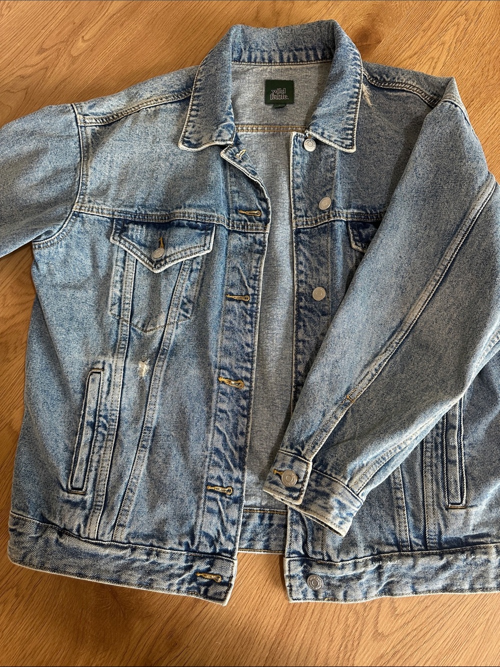 wild fable Light Blue Denim Jacket